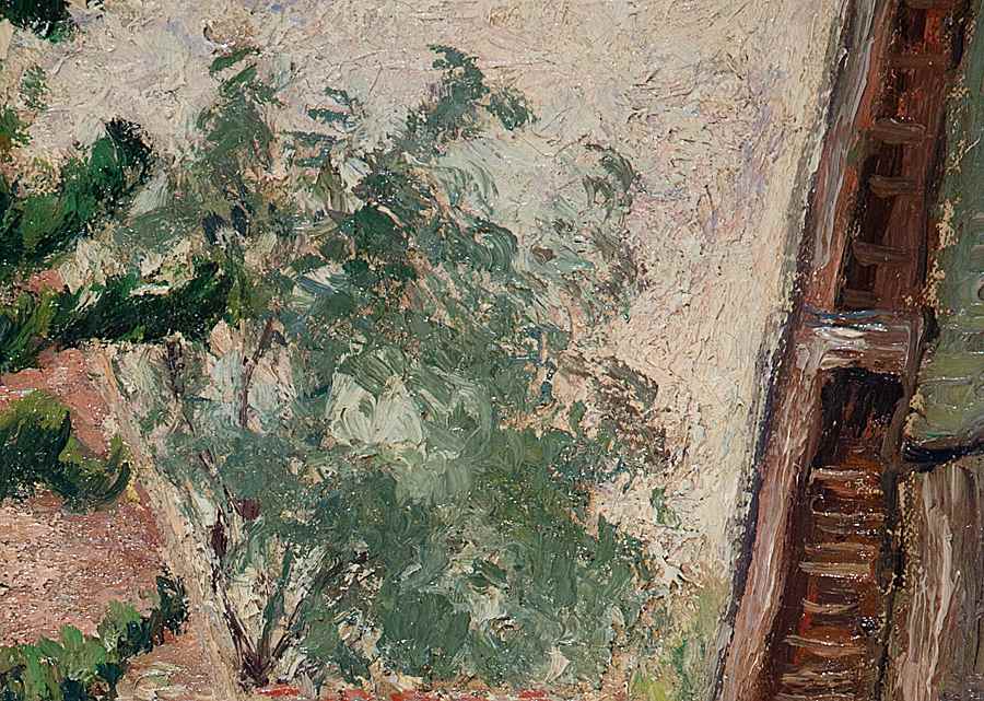 La Sente de l'Eglise, Bazincourt - Lucien Pissarro (1863 - 1944)